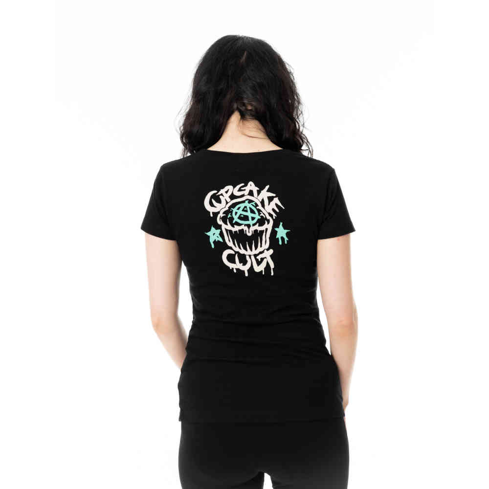 Cupcake Cult - Silence Mask Ladies Tshirt - Black